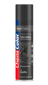 SPRAY GRAFITE CHEMICOLOR - 400ML - BASTON