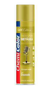 SPRAY DOURADO CHEMICOLOR - 400ML - BASTON