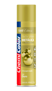 SPRAY OURO METALICO CHEMICOLOR - 400ML - BASTON