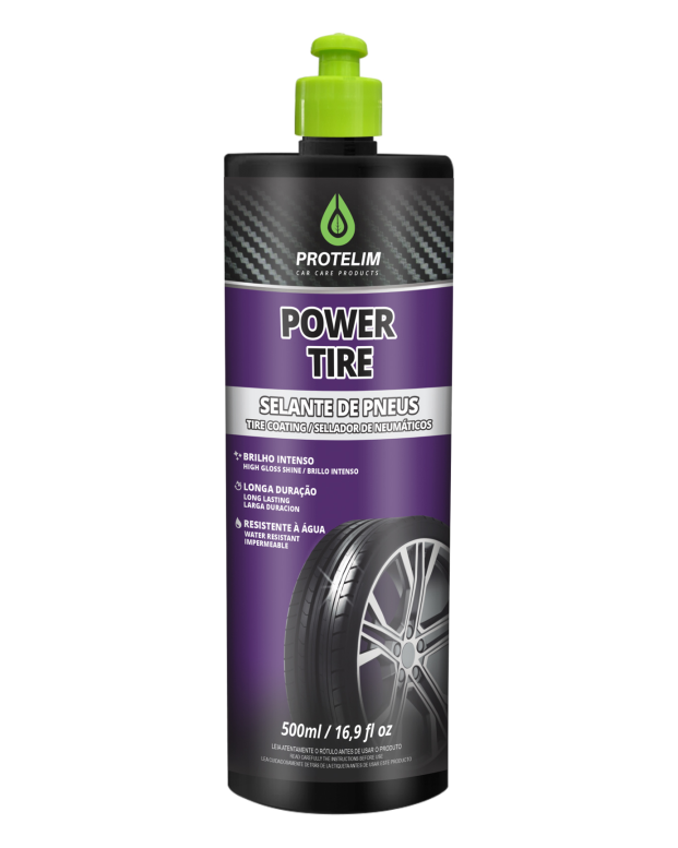 POWER TIRE PNEU PRETINHO - 500ML - PROTELIM