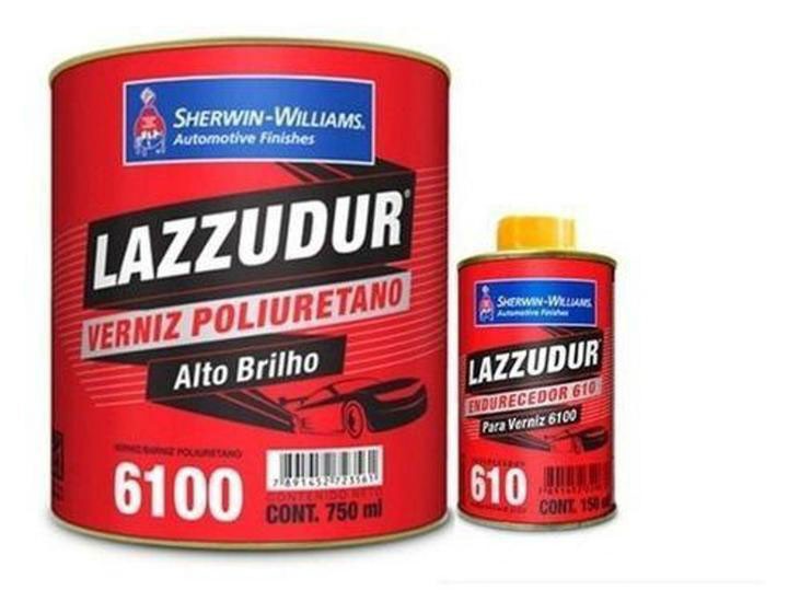 VERNIZ 6100 PU + ENDURECEDOR 610 KIT (5:1) LAZZUDUR - SHERWIN WILLIAMS