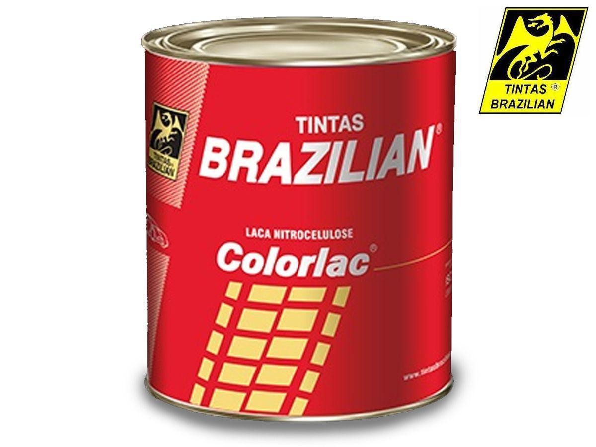 BRANCO ACETINADO LACA NITROCELULOSE COLORLAC - 3.6L - BRAZILIAN
