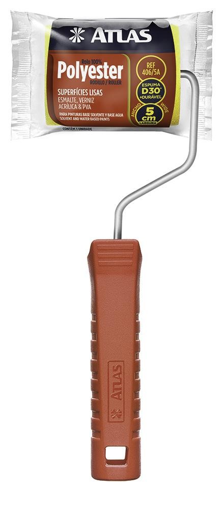 ROLO DE ESPUMA POLIÉSTER AMARELO 5 CM - 406/5A - ATLAS