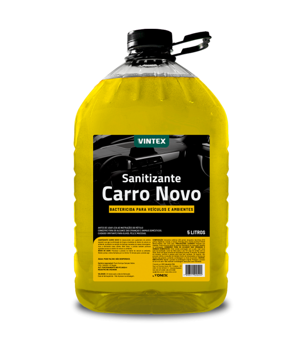 SANITIZANTE AROMA PERFUME CARRO NOVO - 5L - VONIXX