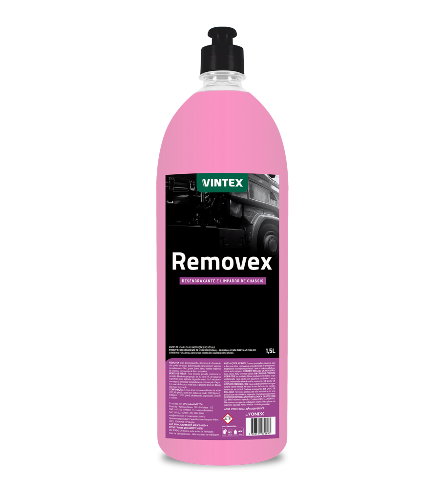 REMOVEX DESENGRAXANTE E LIMPADOR DE CHASSIS - 1.5L - VONIXX