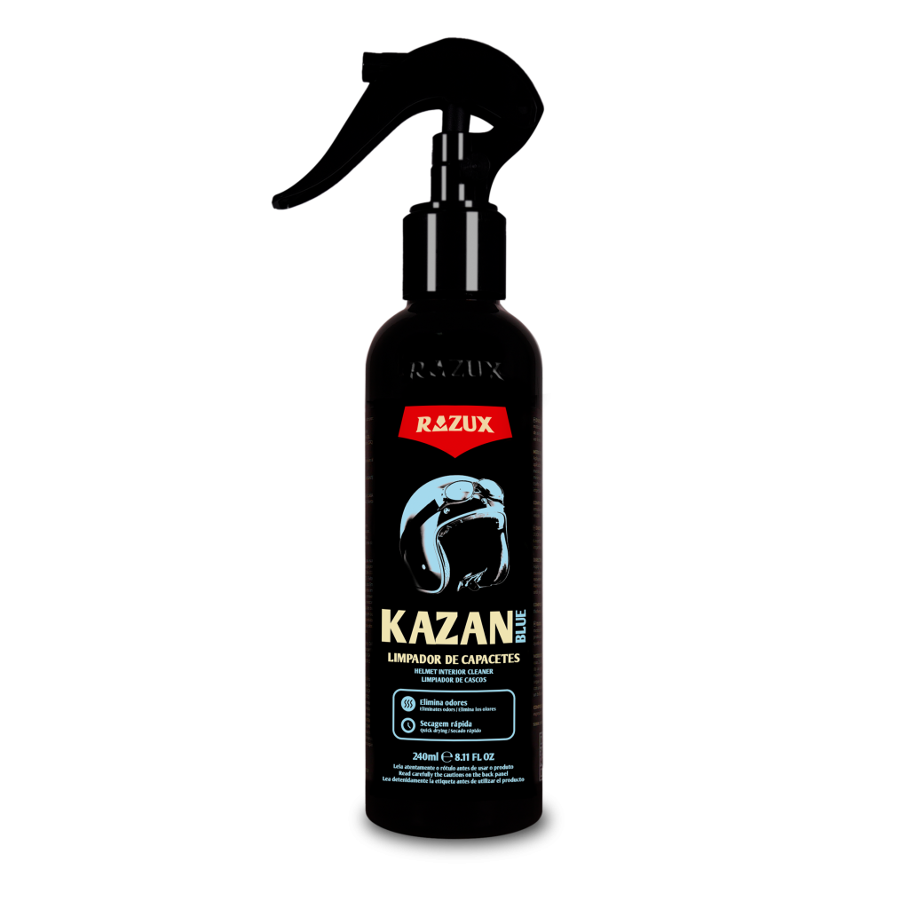 KAZAN BLUE LIMPADOR DE CAPACETES - 240ML - RAZUX