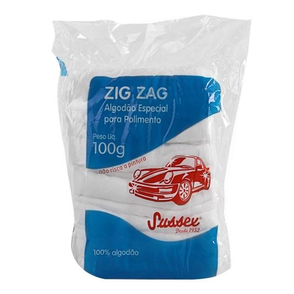 ALGODAO ESPECIAL PARA POLIMENTO ZIG ZAG - 100G - SUSSEX