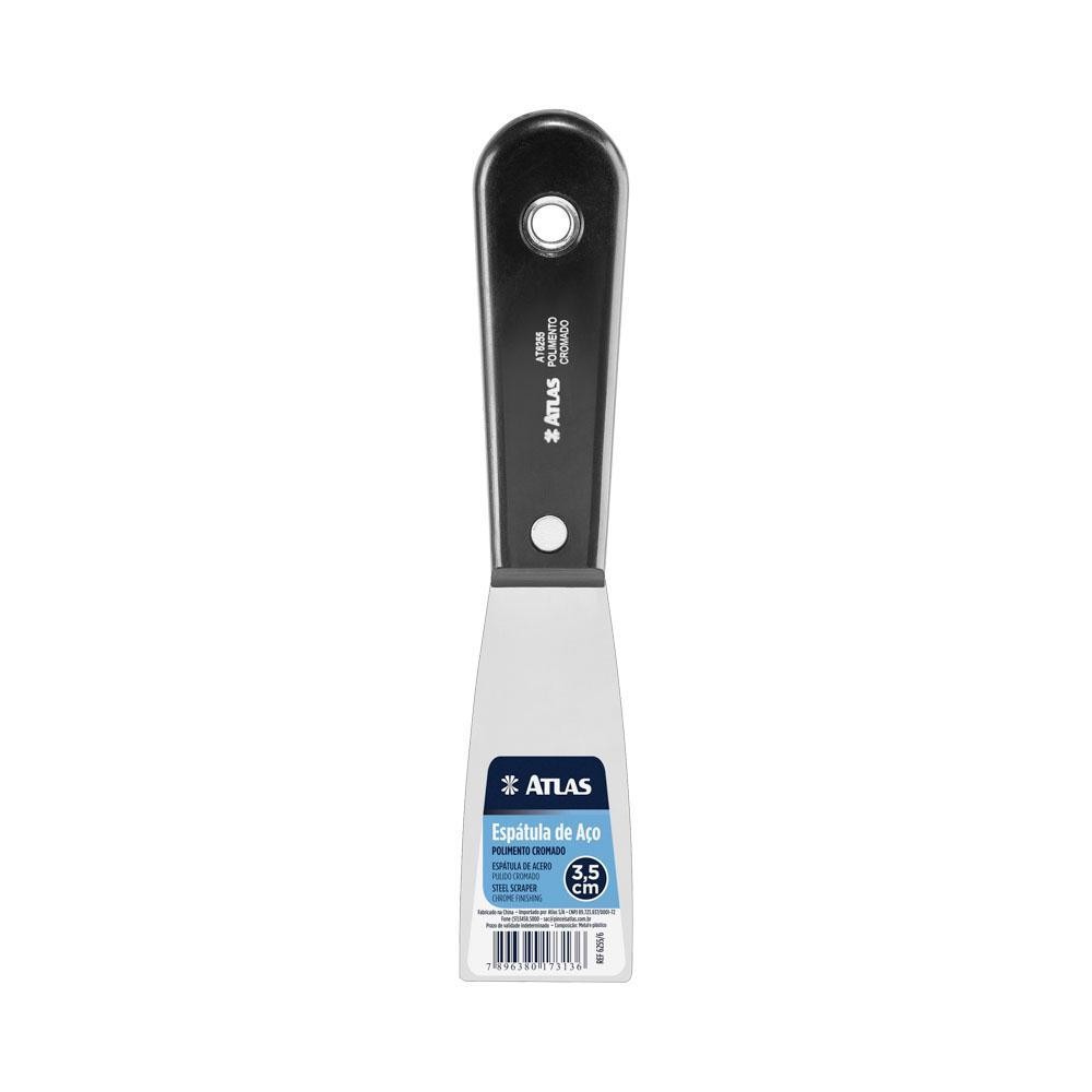 ESPÁTULA DE AÇO 6255/6 POLIDA - 3,8 CM - ATLAS