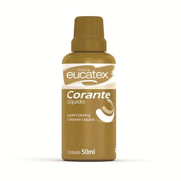 CORANTE (BISNAGA) OCRE PARA TINTA BASE DE ÁGUA - 50ML - EUCATEX