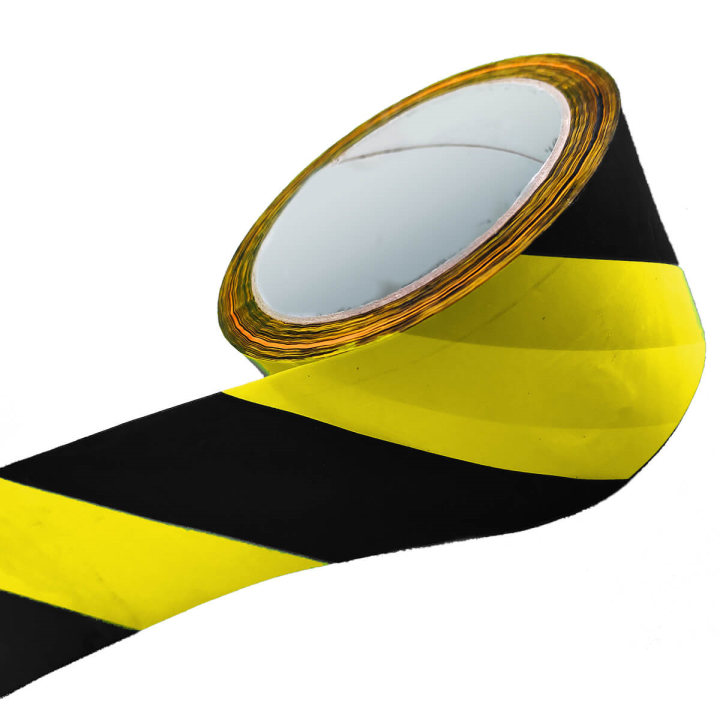FITA ZEBRADA PARA SINALIZAÇÃO 65MM X 180M - RUTE PLAST