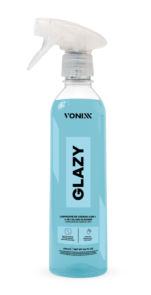 GLAZY LIMPA VIDROS DESENGORDURANTE 4 EM 1 - 500ML - VONIXX