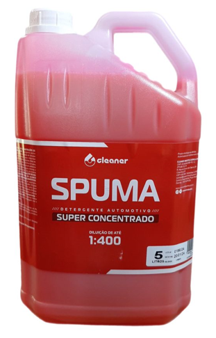 SHAMPOO LAVA AUTO AUTOMOTIVO SPUMA CONCENTRADO NEUTRO 1:400 - 5 LITROS - CLEANER