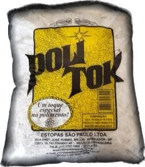 ESTOPA BRANCA PARA LIMPEZA E POLIMENTO POLITOK - 400G - SÃO PAULO