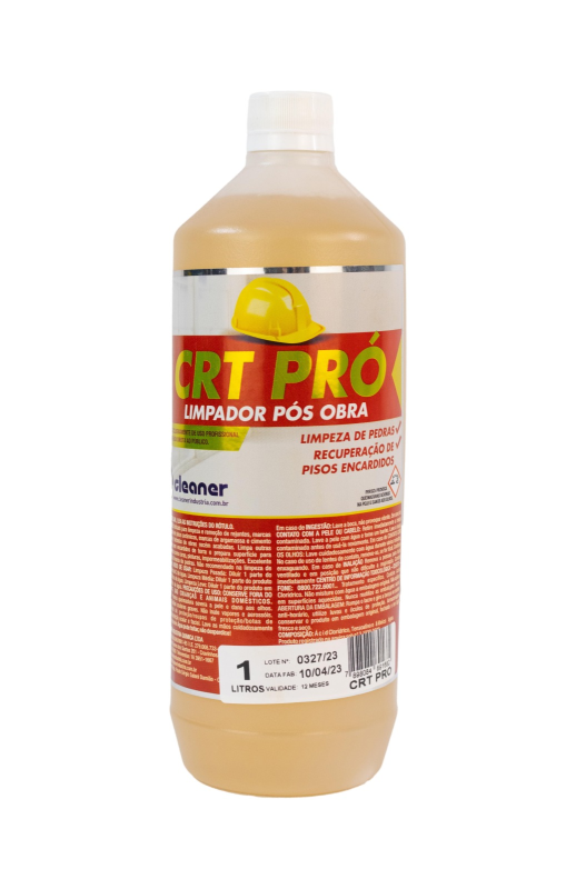 LIMPADOR PÓS OBRA CONCENTRADO CRT PRO 1:10 - 1 LITROS - CLEANER