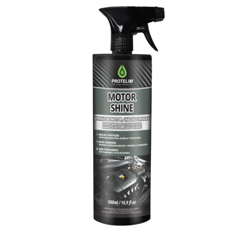 VERNIZ DE MOTOR, CHASSIS E CAIXA DE RODAS MOTOR SHINE - 500ML - PROTELIM