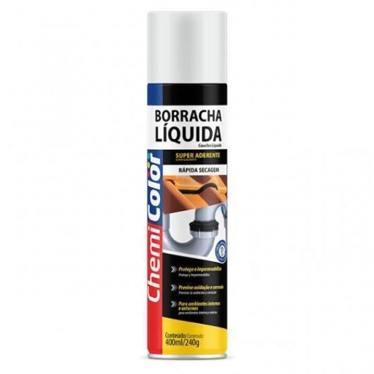 SPRAY BORRACHA LÍQUIDA BRANCA CHEMICOLOR - 400ML - BASTON
