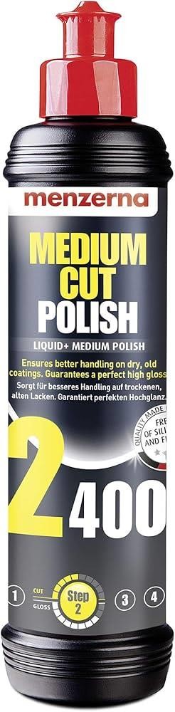 PF2400 MEDIUM CUT COMPOSTO POLIDOR DE REFINO - 250ML - MENZERNA