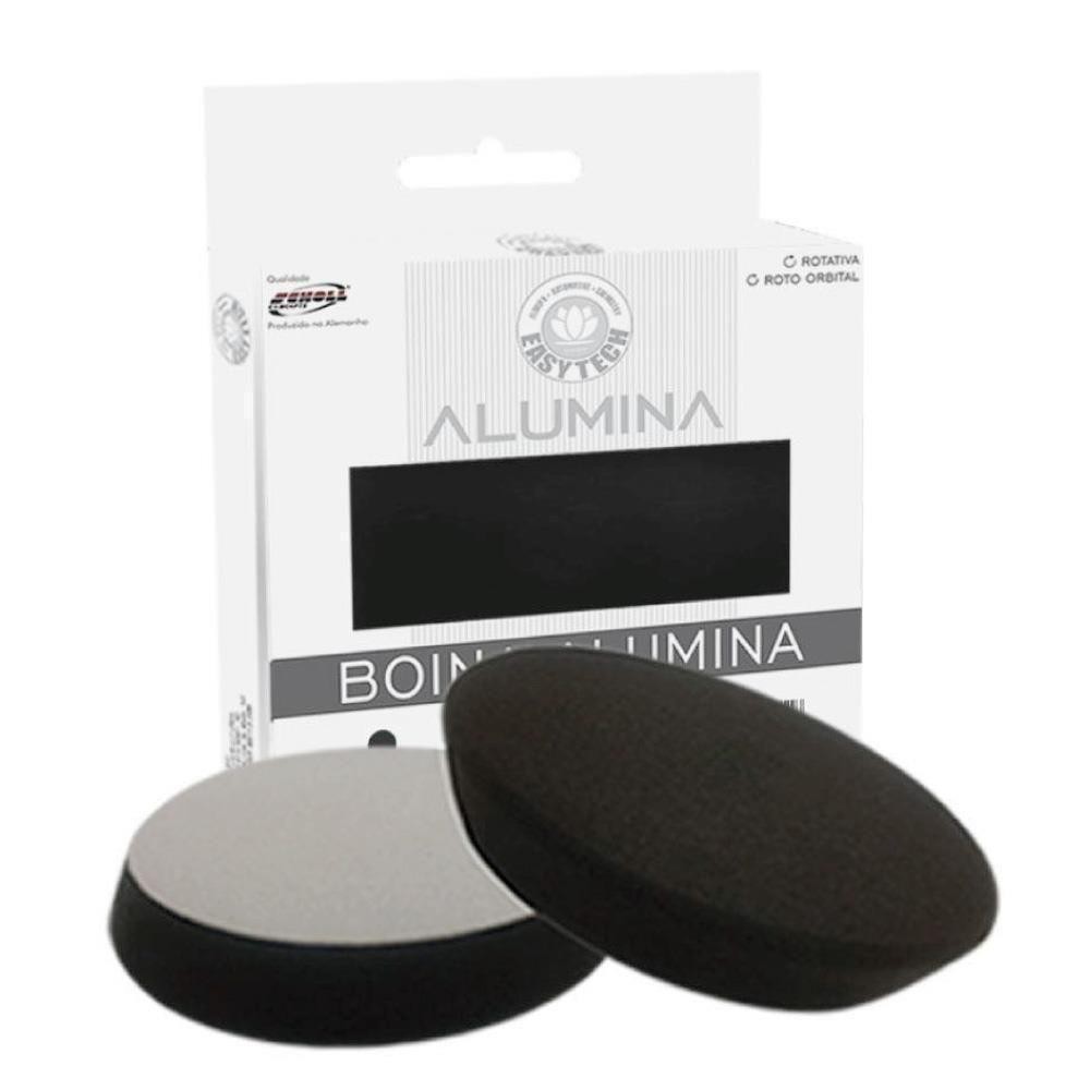 BOINA ESPUMA PRETA 6" LUSTRO ALUMINA - EASYTECH