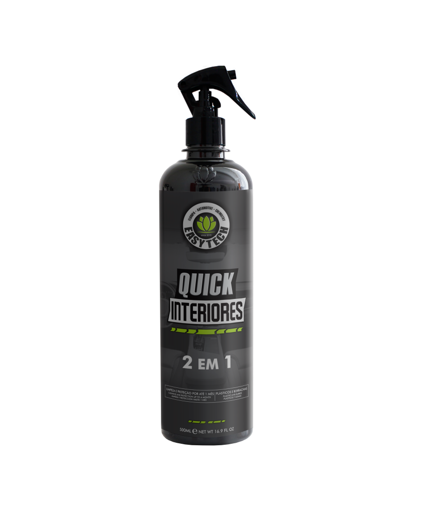 QUICK INTERIORES LIMPEZA E PROTEÇÃO INTERNA PARA PLÁSTICOS E BORRACHAS - 500ML - EASYTECK