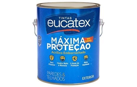 TINTA ACRÍLICA EMBORRACHADA BRANCO FOSCO MÁXIMA PROTEÇÃO - 3.6L - EUCATEX