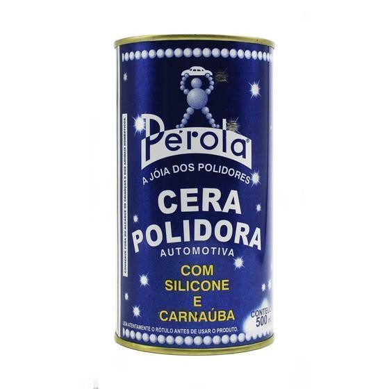 CERA POLIDORA COM SILICONE E CARNAÚBA - 500ML - PÉROLA