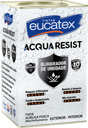 ACQUA RESIST BLOQUEADOR DE UMIDADE BRANCO FOSCO - 18L - EUCATEX