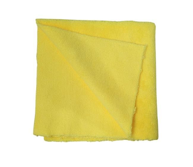 TOALHA DE MICROFIBRA 300GSM CORTE LAZER AMARELA - 40CM X 40CM - AUTOAMERICA