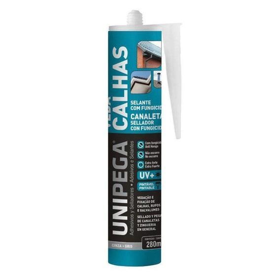 VEDA CALHAS E RUFOS CINZA PINTÁVEL COM FUNGICIDA - 280ML - UNIPEGA