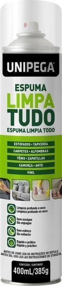SPRAY ESPUMA MÁGICA LIMPA TUDO - 400ML - UNIPEGA