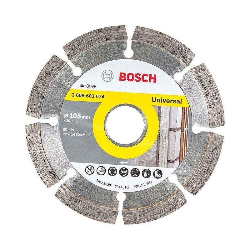 DISCO DIAMANTADO SEGMENTADO UNIVERSAL STANDARD 105MM - BOSCH