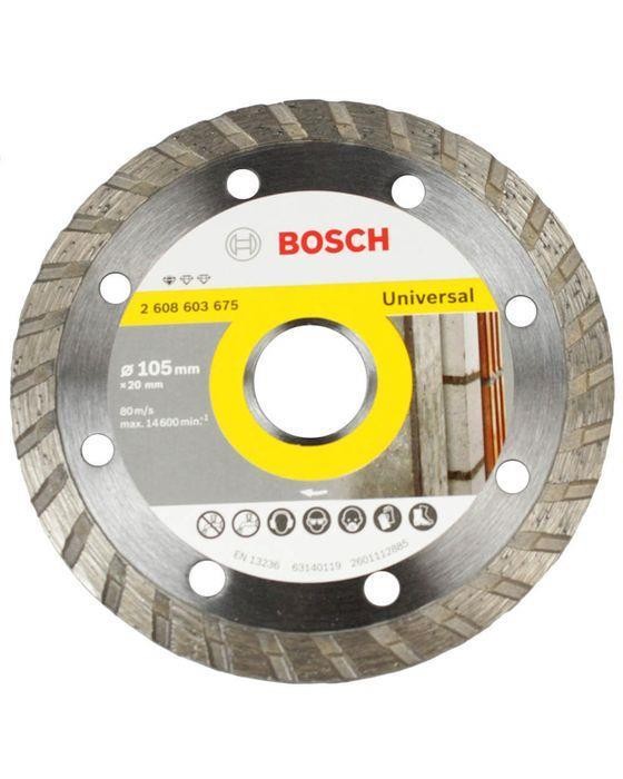 DISCO DIAMANTADO TURBO UNIVERSAL STANDARD 105MM - BOSCH