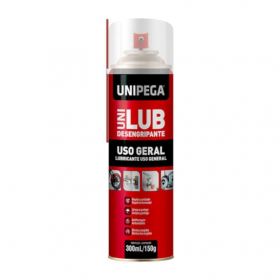 DESENGRIPANTE (LUBRIFICANTE) ANTICORROSIVO SPRAY UNI LUB - 300ML - UNIPEGA
