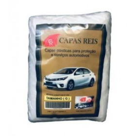 CAPA PLÁSTICA TRANSPARENTE DE PROTEÇÃO E SERVIÇOS AUTOMOTIVOS SEM ELÁSTICO - G - CAPAS REIS