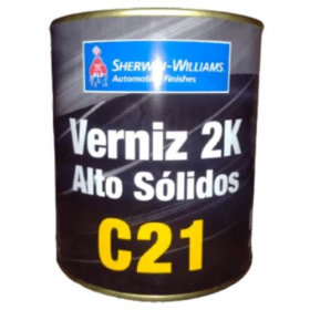 VERNIZ ALTO SÓLIDO 2K C21 PU CONCENTRADO LAZZUDUR - 900ML - SHERWIN WILLIAMS