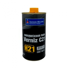 ENDURECEDOR H21 PARA VERNIZ ALTO SÓLIDOS 2K C21 - 450ML - SHERWIN WILLIAMS