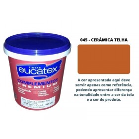 RESINA ACRÍLICA CERÂMICA TELHA BASE ÁGUA PREMIUM PARA TELHAS, TIJOLOS E PISOS - 900ML - EUCATEX