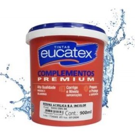 RESINA ACRÍLICA INCOLOR BASE ÁGUA PREMIUM PARA TELHAS, TIJOLOS E PISOS - 900ML - EUCATEX