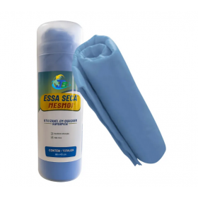 TOALHA DE SECAGEM MÁGICA AZUL - 66X43 - JS