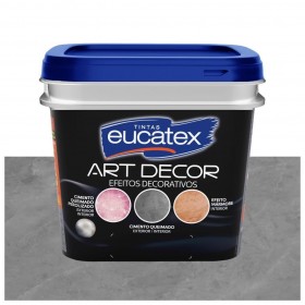 CIMENTO QUEIMADO CINZA CRÔMIO - 5KG - EUCATEX