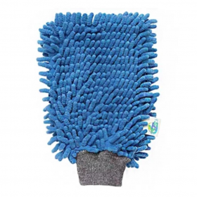 LUVA DE MICROFIBRA PARA LAVAGEM CHENILE TENTÁCULOS DUPLA FACE CORES VARIADAS - UNIDADE