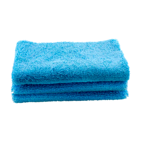 TOALHA DE MICROFIBRA 375GSM AZUL CORTE LASER - 40CM X 40CM - AUTOAMERICA
