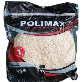 BOINA DUPLA FACE AGRESSIVA LÃ BRANCA - 8" - POLIMAX