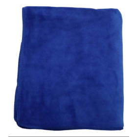 TOALHA DE SECAGEM ALTA ABSORÇÃO AZUL 50CM X 90CM - 400GSM