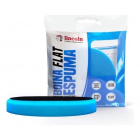 BOINA DE ESPUMA AZUL 5,5" FLAT REFINO/LUSTRO - LINCOLN