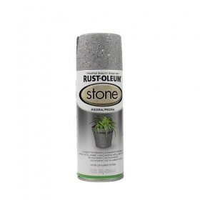 SPRAY EFEITO PEDRA STONE CINZA - 430ML - RUST-OLEUM