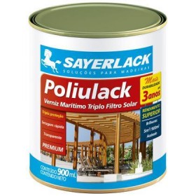 VERNIZ MARÍTIMO TRIPLO FILTRO SOLAR BRILHANTE POLIULACK - 900 ML - SAYERLACK