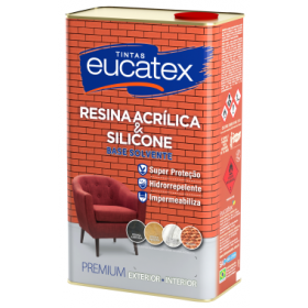 SILICONE IMPERMEABILIZANTE PARA PEDRAS, TELHAS E TIJOLOS - 5L - EUCATEX