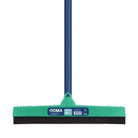 RODO PLÁSTICO COM EVA DUPLO 40 CM E CABO - 6070 9 - ROMA