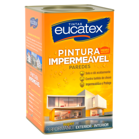 PINTURA ACRÍLICA IMPERMEÁVEL BRANCO FOSCO SUPER PERFORMANCE - 18KG - EUCATEX