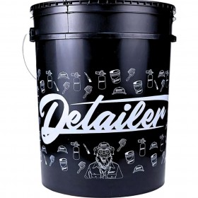 BALDE DE LAVAGEM PARA SEPARADOR DE PARTÍCULAS LOGO BRANCO - SEM GRELHA - DETAILER